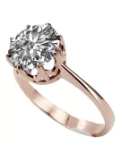 Vintage Jewlery Ring Zircon Original Vintage 14K Rose Gold vrc157r