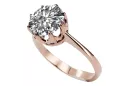 Vintage Jewlery Ring Zircon Original Vintage 14K Rose Gold vrc157r
