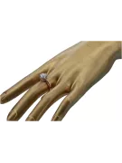 Vintage Jewlery Ring Zircon Original Vintage 14K Rose Gold vrc157r
