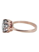 Vintage Jewlery Ring Zircon Original Vintage 14K Rose Gold vrc157r