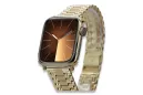 14k 585 aukso apyranka vyrams skirtam Apple watch mbw012apple