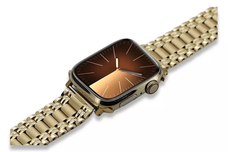 14k 585 aukso apyranka vyrams skirtam Apple watch mbw012apple