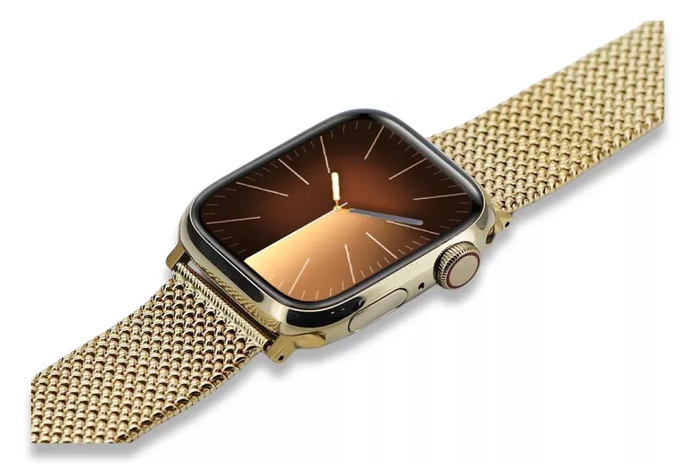 Aukso apyrankė 14k 585 vyrams Apple watch mbw014apple