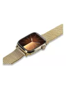 Aukso apyrankė 14k 585 vyrams Apple watch mbw014apple