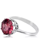 Vintage Jewlery Ring Ruby Sterling silver 925 vrc157s