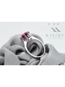 Vintage Jewlery Ring Ruby Sterling silver 925 vrc157s