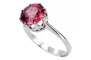 Vintage Jewlery Ring Ruby Sterling silver 925 vrc157s