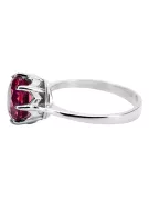 Vintage Jewlery Ring Ruby Sterling silver 925 vrc157s