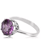 Sterling Silber 925 Amethyst Ring Vintage Stil vrc157s