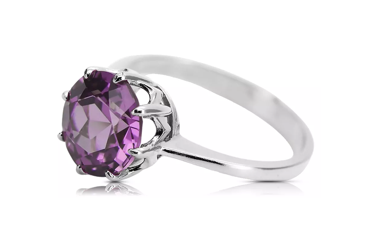 Sterling silver 925 Amethyst Ring Vintage Jewlery vrc157s