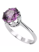 Sterling Silber 925 Amethyst Ring Vintage Stil vrc157s