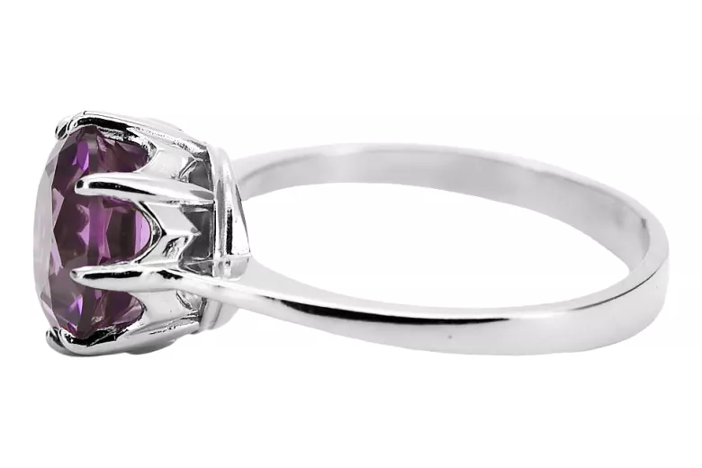 Sterling Silber 925 Amethyst Ring Vintage Stil vrc157s