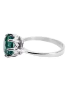 Ring Vintage style Emerald Sterling silver 925 vrc157s