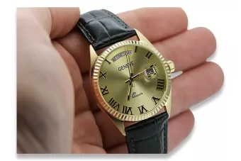 Golden Geneve pánské hodinky ★ Złotychlopak.pl ★ Čištění zlata 585 333 nízká cena!