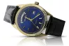 Złoty zegarek męski damski uniseks 14k 585 Geneve mw013ydbl