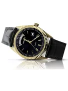 Gold Men's Watch Geneve ★ Zlotychlopak.pl ★ Gold Reinheit 585 333 niedriger Preis!