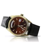 Gold Men's Watch Geneve ★ Zlotychlopak.pl ★ Gold Reinheit 585 333 niedriger Preis!