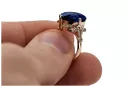 Original Vintage 14K Rose Gold Sapphire Ring Vintage craft vrc369r