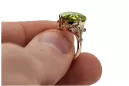 Ring Yellow Peridot Original Vintage 14K Rose Gold Vintage style vrc369r