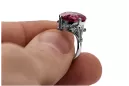 Ring Ruby Sterling silver 925 Vintage style vrc369s