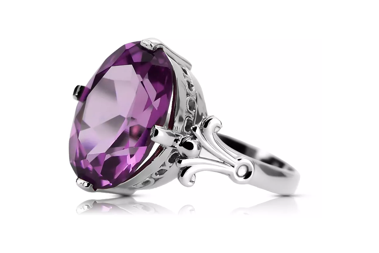 Amethyst Sterling Silber 925 Ring Vintage Schmuck vrc369s