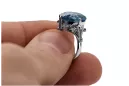 Vintage Ring Aquamarine Sterling silver 925 vrc369s
