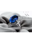 Sapphire Sterling silver 925 Ring Vintage style vrc369s