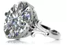 Sterling silver 925 Zircon Ring Vintage craft vrc369s
