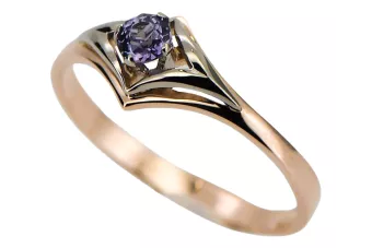 Ring Alexandrite Original Vintage 14K Rose Gold Vintage style vrc351r