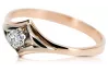 Ring Zircon Original Vintage 14K Rose Gold Vintage craft vrc351r