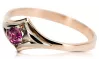 Original Vintage 14K Rose Gold Ruby Ring Vintage vrc351r