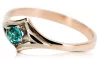 Vintage craft Ring Emerald Original Vintage 14K Rose Gold vrc351r