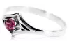 Vintage style Ring Ruby Sterling silver 925 vrc351s