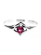 Vintage style Ring Ruby Sterling silver 925 vrc351s