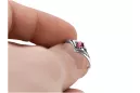 Кольцо Винтаж изделия Рубин Стерлинговое серебро 925 пробы vrc351s