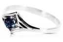 Vintage Handwerk Ring Saphir Sterling Silber 925 vrc351s