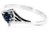 Sapphire Sterling silver 925 Ring Vintage style vrc351s