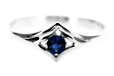 Sapphire Sterling silver 925 Ring Vintage style vrc351s