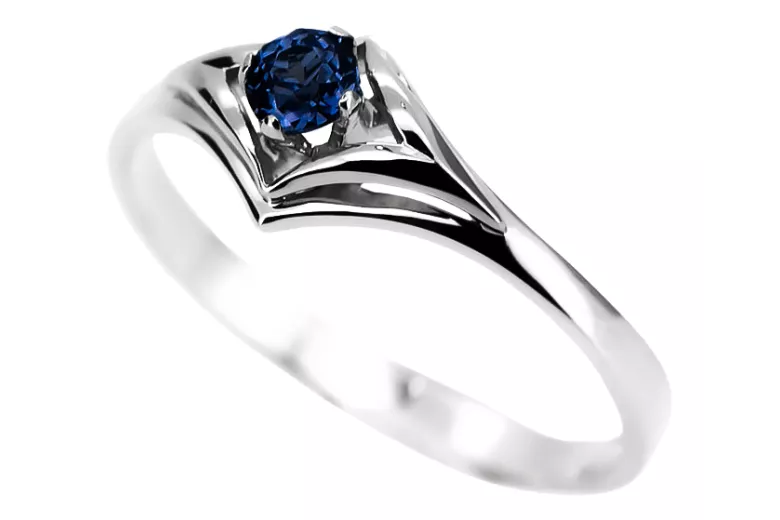 Sapphire Sterling silver 925 Ring Vintage style vrc351s