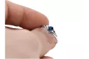 Sapphire Sterling silver 925 Ring Vintage style vrc351s