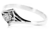 Sterling silver 925 Zircon Ring Vintage craft vrc351s
