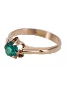 Original Vintage 14K Rose Gold Emerald Ring Vintage style vrc094r