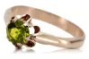 Original Vintage 14K Rose Gold Yellow Peridot Ring Vintage style vrc094r
