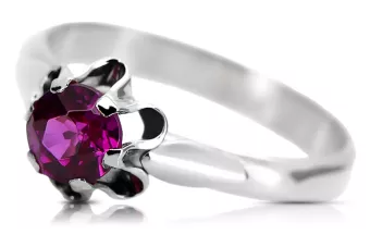 Inel Rubin Lira sterlină de argint 925 Vintage Craft  vrc094s