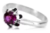 Sterling silver 925 Ruby Ring Vintage Jewlery vrc094s