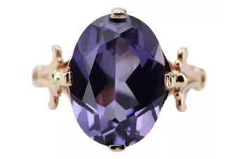 Αλεξανδρίτη δαχτυλίδι Original Vintage 14k από ροζ χρυσό Classic Vintage vrc369r