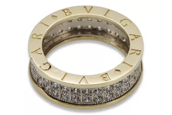 Руско съветско розово злато 14k 585 Vintage пръстен vrn001