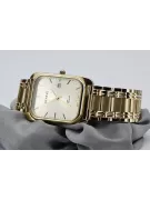 Ceas bărbătesc de aur 14K Geneva, cuarţ japonez, 36.8mm
