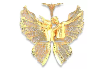 Золота кулон ★ Zlotychlopak.pl ★ Золота пробка 585 333 низька ціна