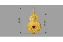 Jezus медальон кулон ★ https://zlotychlopak.pl/ru/ ★ Золото 585 333 низкая цена